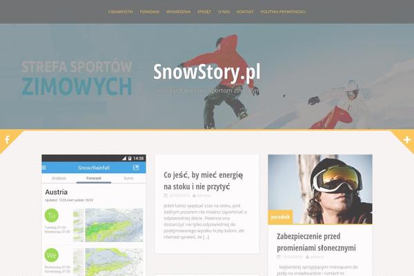 snowstory.pl site used Alizee