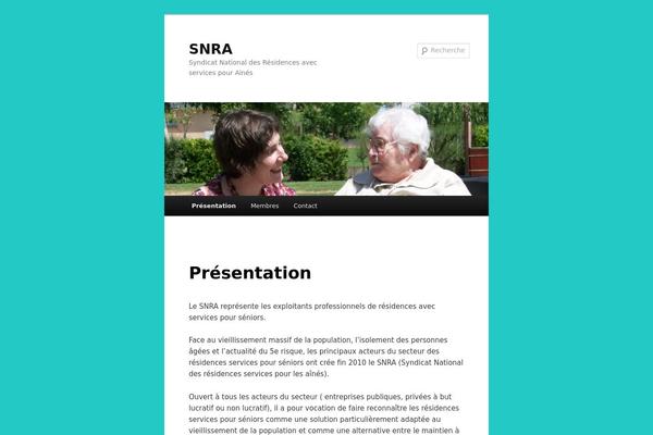 Twenty Eleven theme site design template sample