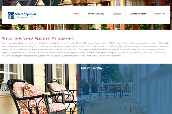 snselectappraisalmanagement.com site used Gt3-wp-achromatic