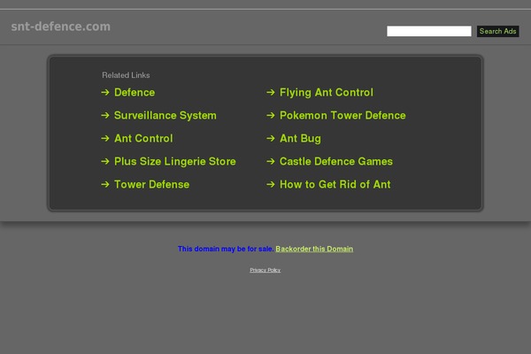 snt-defence.com site used Sntdefence