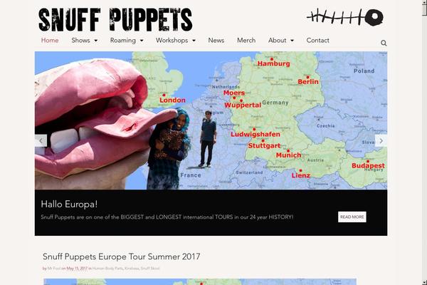 snuffpuppets.com site used Snuff-puppets
