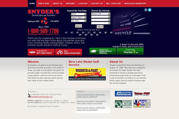 snydersalvage.com site used Snydersalvage
