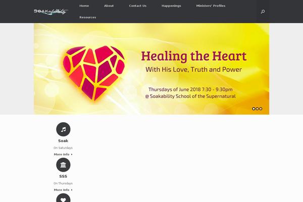 Vantage theme site design template sample