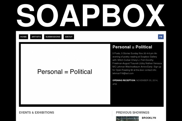 soapboxgallery.org site used Modularity-child