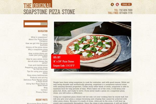 soapstonepizzastones.com site used Pizzastone