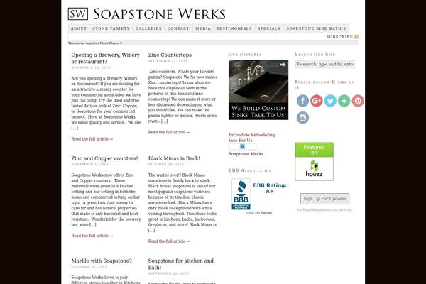WordPress website example screenshot