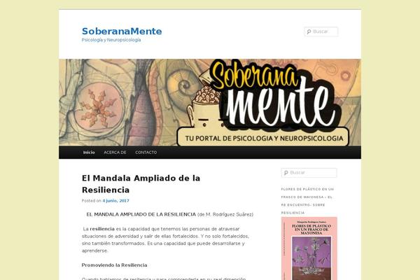 Twenty Ten theme site design template sample