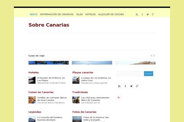 sobrecanarias.com site used Wp-enlightened-canarias