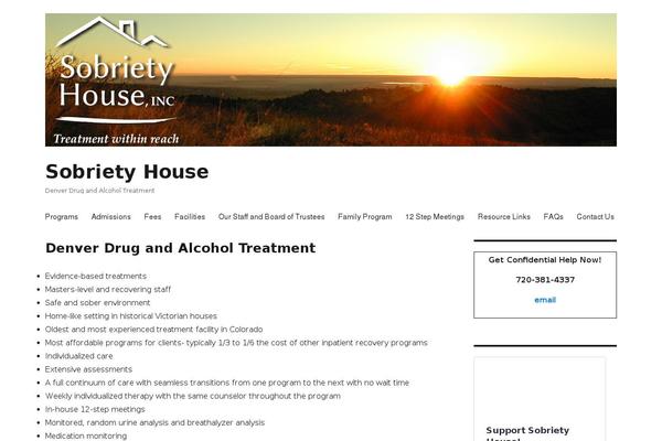 sobrietyhouse.org site used Sobrietyhouse