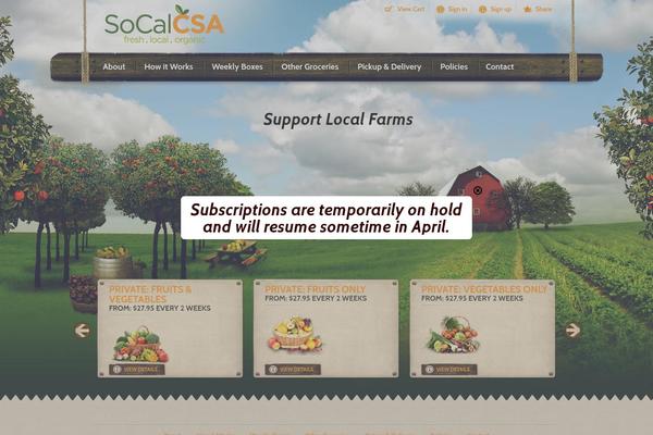 socalcsa.com site used Socalcsa