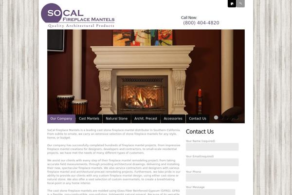 socalfireplacemantels.com site used Theme1734