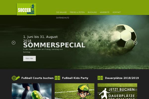soccer-in-hamburg.de site used Theme51818