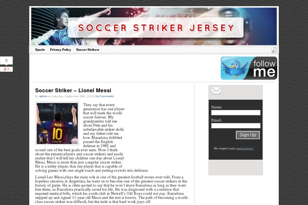 WordPress website example screenshot