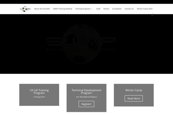 Divi theme site design template sample