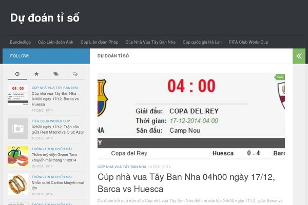 Hueman theme site design template sample