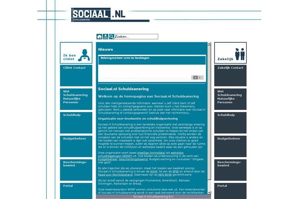 sociaal.nl site used Sociaal-new
