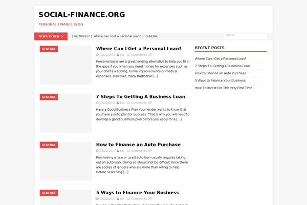 MH Magazine theme site design template sample
