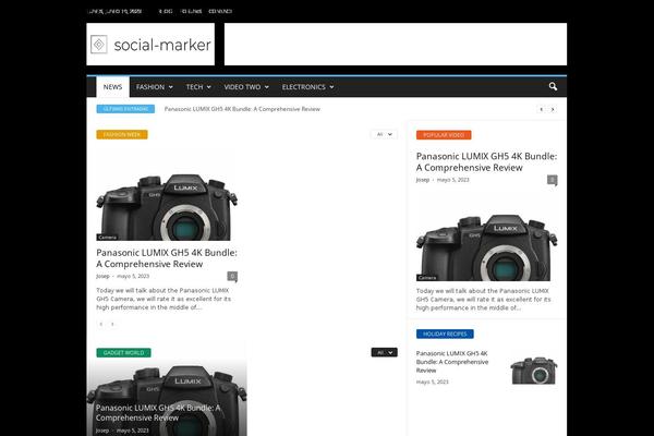 WordPress website example screenshot