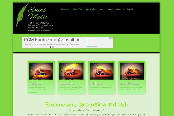 Encounters theme site design template sample