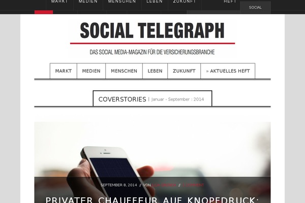 social-telegraph.de site used Yourmag