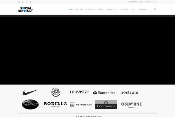 socialandbeyond.com site used Socialandbeyond