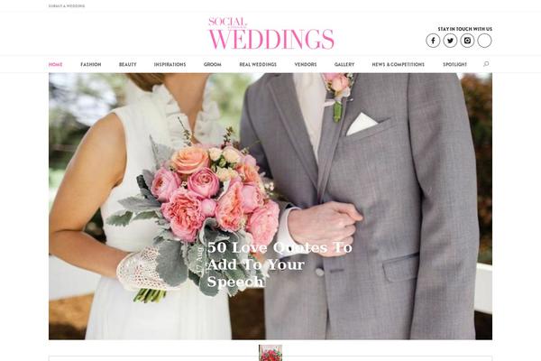 socialandpersonalweddings.ie site used MH Elegance lite