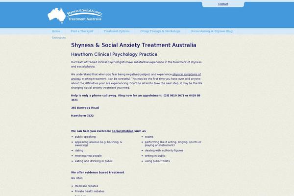 socialanxietyassist.com.au site used Saa
