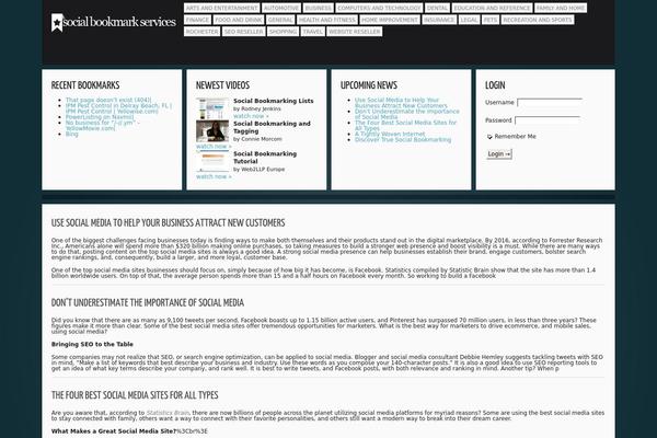 Big Easy theme site design template sample