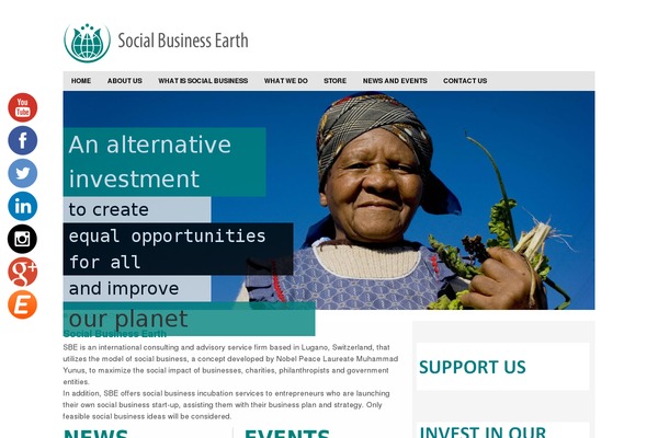socialbusinessearth.org site used Sbe