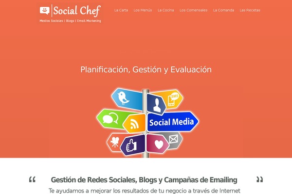 socialchef.es site used Nimble