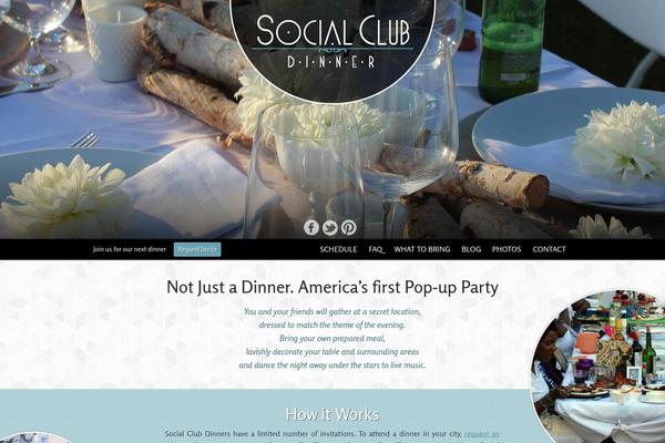 socialclubdinner.com site used Social-club