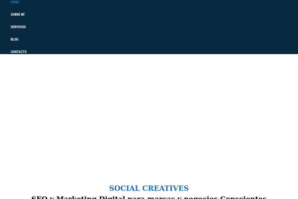 The7 theme site design template sample
