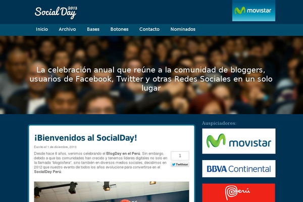 socialday.pe site used Blogspe