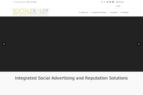 socialdealer.com site used Enfold
