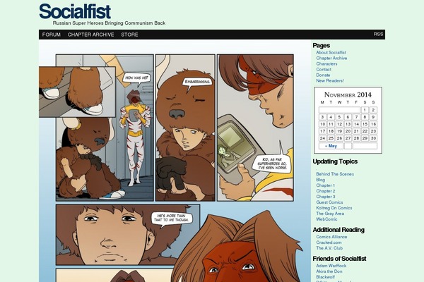 WordPress website example screenshot