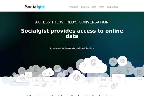 socialgist.com site used Socialgist