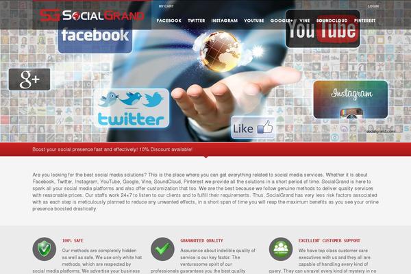 Kallyas theme site design template sample