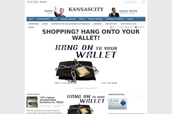 Newspaper theme site design template sample