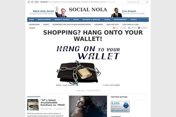 Newspaper theme site design template sample
