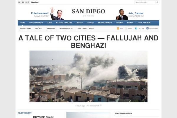 WordPress website example screenshot