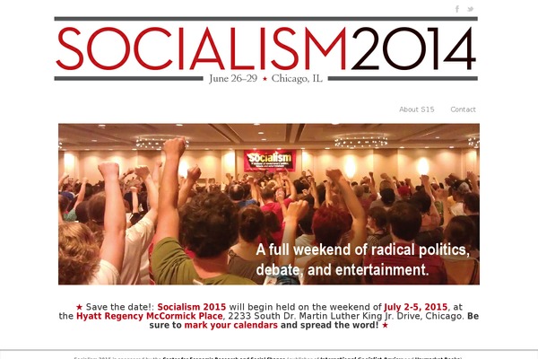 socialismconference.org site used Good Space v1.07