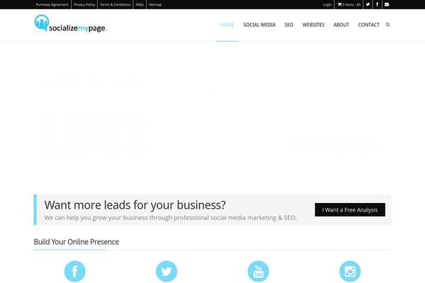WordPress website example screenshot