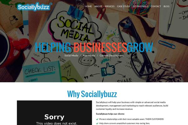 sociallybuzz.com site used Sociallybuzz-theme