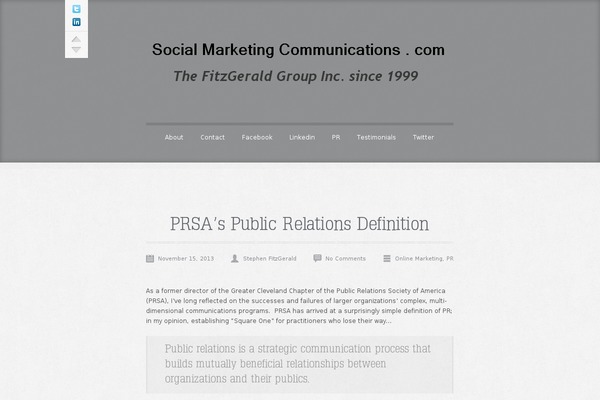 socialmarketingcommunications.com site used Difstheme