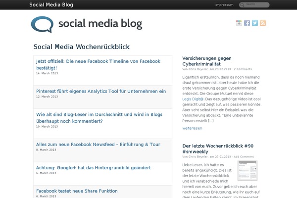 socialmediablog.ch site used PageLines