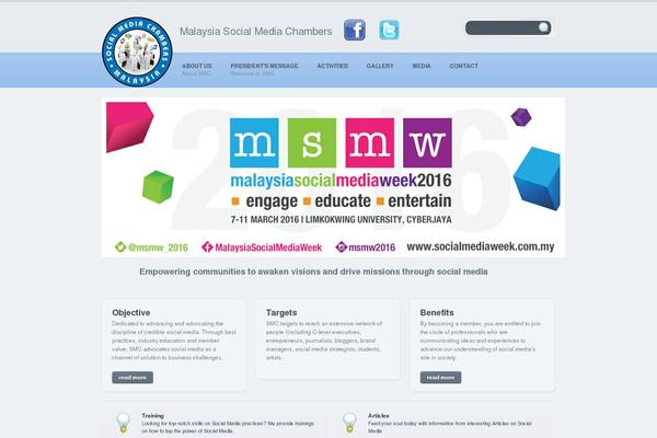 Smc theme site design template sample