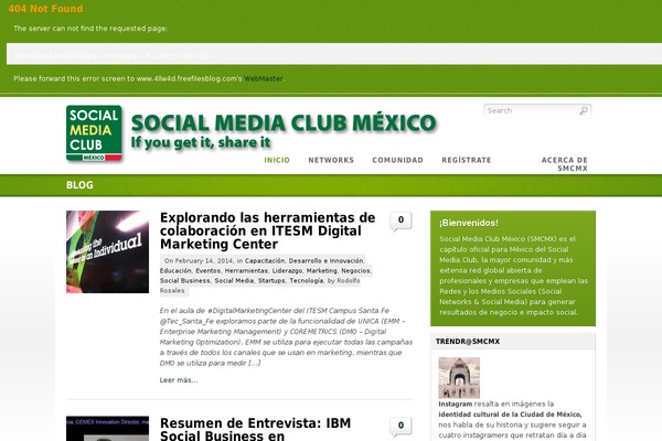 socialmediaclub.mx site used Ecopro_dev