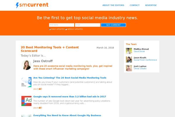 socialmediacurrent.com site used blogzone