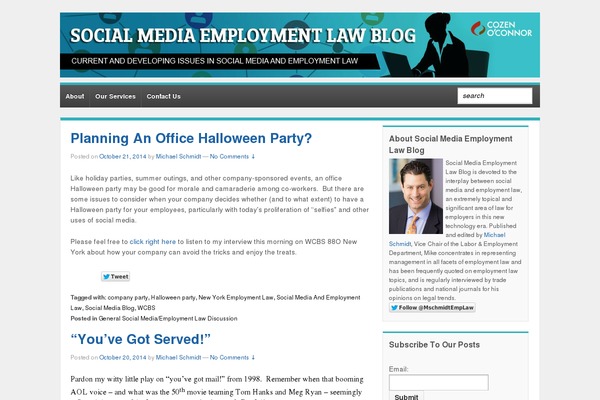 socialmediaemploymentlawblog.com site used Socialmedia