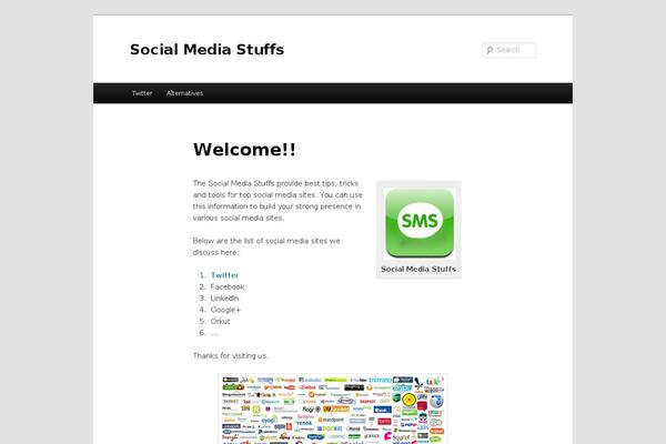 socialmediastuffs.com site used Smstheme